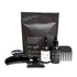 Luna Nourish Capsule in Piano Black — Meera evening ritual bundle with Luna jet-black clip, Phyto Oil, Nocturnal Serum, and Mahalo Tea