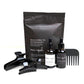 Bambi Nourish Capsule in Piano Black — Meera evening ritual bundle with Bambi jet-black clip, Phyto Oil, Nocturnal Serum, and Mahalo Tea