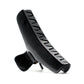 Bambi 10 claw clip in Piano Black — large jet-black cellulose acetate hair clip handmade in France