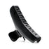 Bambi 10 claw clip in Piano Black — large jet-black cellulose acetate hair clip handmade in France