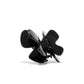Phoebe 6 Piano Black claw clip detail — Meera Studio Line, polished slim silhouette