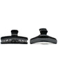 Bambi 5 (Pair) Piano Black alternate angle — petite French acetate clips for partial sections