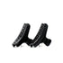 Bambi 5 mini claw clip pair in Piano Black — jet-black cellulose acetate clips for fine hair, made in France