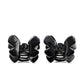Phoebe 4 (Pair) Piano Black alternate angle — French acetate mini clips for fine and short hair
