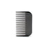 Pocket 10 styling comb in Piano Black — handheld jet-black cellulose acetate comb, made in France