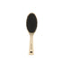 Boar Hair Brush Kit in Cream — brush, cleaning rake, and drawstring bag