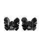 Phoebe 4 (Pair) Piano Black alternate angle — French acetate mini clips for fine and short hair